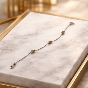 3 Wire Ball Tennis Bracelet